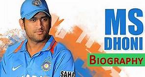 Biography Of Mahendra Singh Dhoni In English || legendary cricketer MS Dhoni