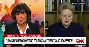 Prezidentės D. Grybauskaitės interviu CNN laidai "The Amanpour Hour"