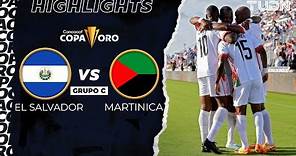 Resumen y goles | El Salvador 1-2 Martinica | Copa Oro 2023 | TUDN