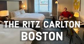 The Ritz Carlton Boston: Downtown Boston Luxury Hotel Review & Tour!