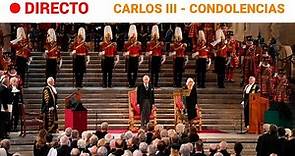 CARLOS III acude por 1ª vez al PARLAMENTO BRITÁNICO como REY: "Siento el peso de la historia" | RTVE