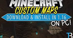 How To Download & Install Minecraft Maps in Minecraft 1.16