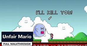 Unfair Mario - Full Gameplay Walkthrough