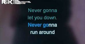 Never Gonna Give You Up (Official Instrumental Karaoke) - Rick Astley