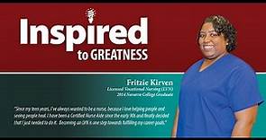 Fritzie Kirven – 2014 Licensed Vocational Nursing (LVN) Graduate at Navarro College