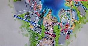 2023 Universal Studios Florida & Universal's Islands of Adventure Theme Park Map