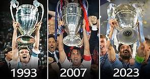 TODAS las FINALES de CHAMPIONS LEAGUE 1993 - 2023