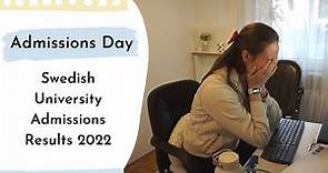 Admissions Day!!! - Swedish University Admissions Results | Anita in Sweden