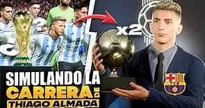 SIMULANDO la CARRERA de THIAGO ALMADA en FIFA 23 MODO CARRERA! ⭐