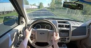 2008 Ford Escape Hybrid (with 330,000 miles) - POV Test Drive (Binaural Audio)