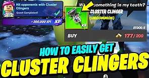 How to EASILY Hit opponents with Cluster Clingers LOCATION - Fortnite Chapter 5 Quest
