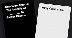 Cards against humanity available to play online free