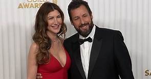 Adam Sandler and wife Jackie arrive to the 2023 SAG Awards