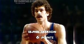 Phil Jackson 9pts 4reb 1blk (Knicks at Bullets 3.4.1973 Full Highlights)