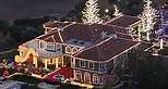 Jamie Foxx's extravagant $10k Christmas lighting on LA mansion
