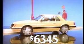 1982 Ford Mustang TV Ad Commercial (4 of 4)