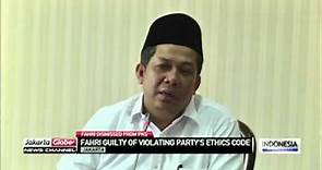 Fahri Hamzah Dismissed From PKS