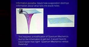 Joseph Polchinski: Gravity and Quantum Mechanics: The Quest for Unification