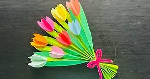 Paper flower bouquet for Mother’s day | Mother’s day gift ideas