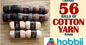 Hobbii Cotton Yarn Haul! | Yarn Review