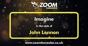 John Lennon - Imagine - Karaoke Version from Zoom Karaoke