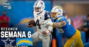 Dallas Cowboys vs. Los Angeles Chargers | Semana 6 NFL 2023 | NFL Highlights Resumen en español