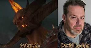 Character and Voice Actor - Diablo IV - Astaroth - David Lodge