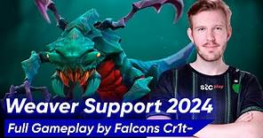 WEAVER SUPPORT 4 Pos by Cr1t- | Dota 2 2024 Pro Gameplay