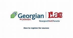 Georgian@ILAC - How to register for courses