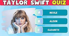 Ultimate Taylor Swift Quiz 👩🎤 (Guess The Song, Finish The Lyrics, Knowledge Quiz)