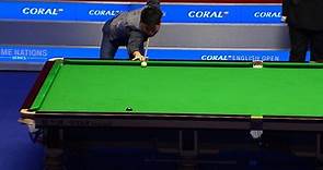 Liang Wenbo produces stunning shot in English Open final - Snooker video - Eurosport