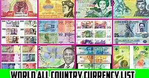Currency Names of all countries in the world with pictures ( 2021 )