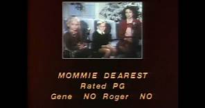 Mommie Dearest (1981) movie review - Sneak Previews with Roger Ebert and Gene Siskel