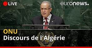 En direct | ONU : Discours de l'Algérie