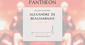 Alexandre de Beauharnais Biography - French revolutionary