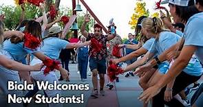 Biola Welcomes 1,000+ New Students!