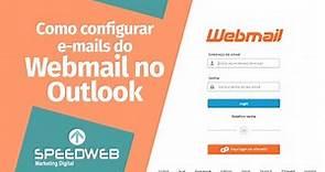 Como configurar e-mails do Webmail no Outlook