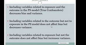 Overview of propensity score analysis