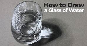 How to Draw a Glass of Water