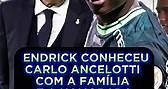 De ferias da Espanha com a família Endrick conheceu heceu o técnico Carlo Ancelotti e o elenco do Real Madrid pela primeira vez #Endrick #RealMadrid #carloancelotti #Ancelotti #palmeiras #futebol #espanha espanha | Karlos Kosta