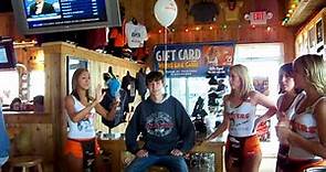 Dennis At Hooters on his birthday!