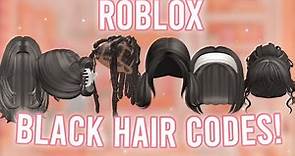 Aesthetic BLACK HAIR CODES! *WITH LINKS* | BLOXBURG BERRY AVENUE