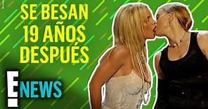 Britney Spears y Madonna recrearon su icónico beso de los VMAs en la boda