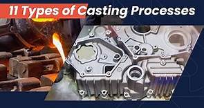 What Is Casting? 11 Types of Casting Processes Explaination