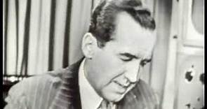 Edward R Murrow's final reply to Senator Joseph McCarthy's See It Now appearance April 13, 1954