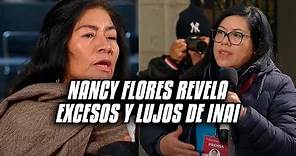Valiente periodista Nancy Flores exhibe excesos del INAI
