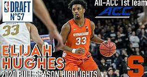 ELIJAH HUGHES HIGHLIGHTS 2019-2020 SEASON SYRACUSE - Top Prospect NBA Draft 2020 (4/60)