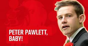 Peter Pawlett Baby! Dons parade trophy at Pittodrie!