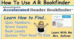 How to use AR bookfinder