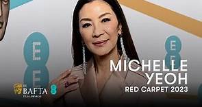 Michelle Yeoh Discusses THAT Rock Scene | EE BAFTAs Red Carpet